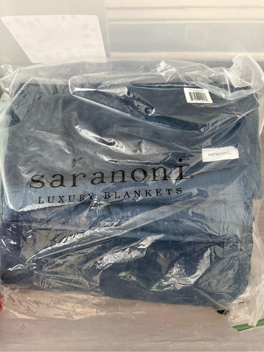 Saranoni Luxury Blanket - Navy Blue